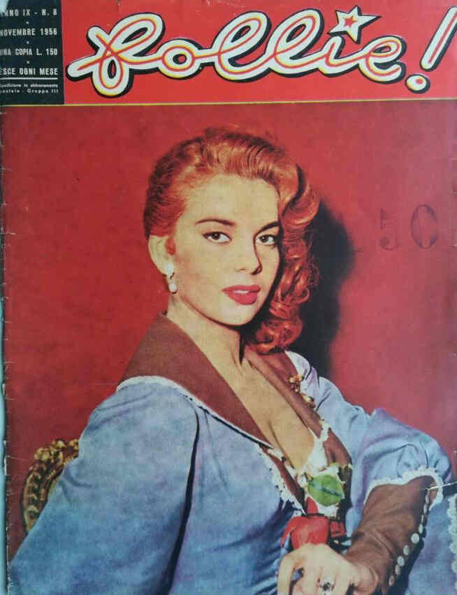 FOLLIE! magazine side cover Issue 8  November 1956