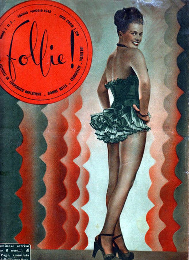 FOLLIE! magazine side cover Issue 2 May 1948