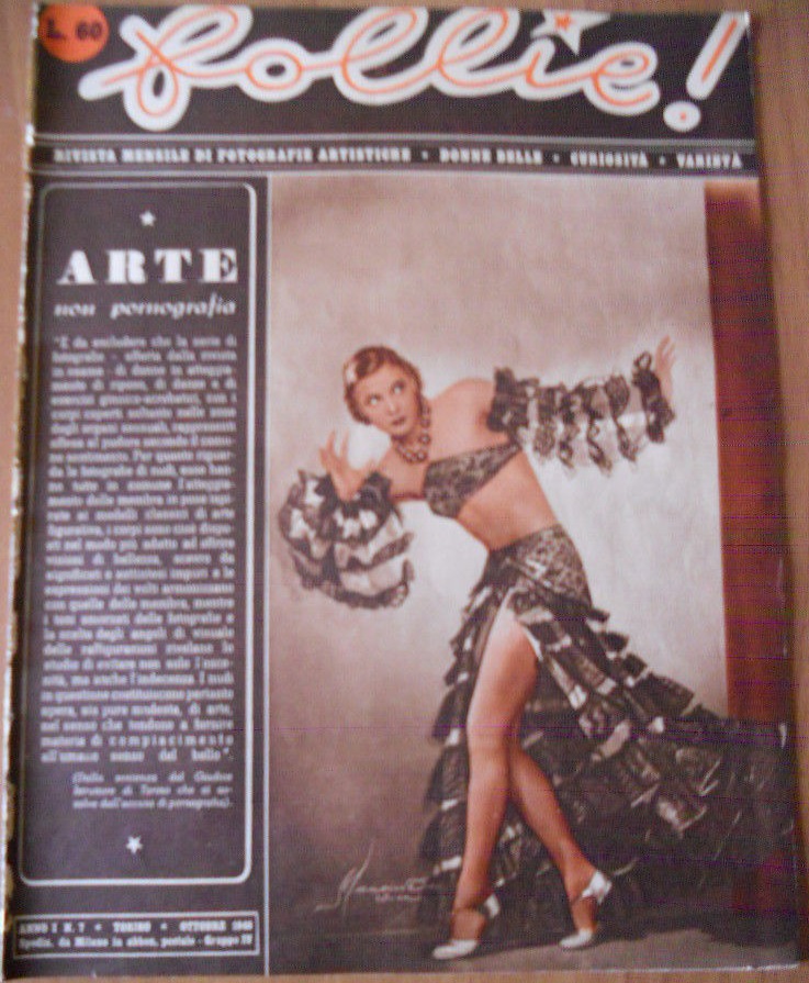 FOLLIE! magazine side cover Issue 7 October 1948