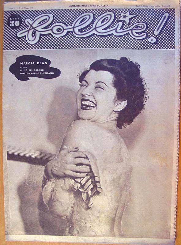 FOLLIE! magazine side cover Issue 5 May 1950