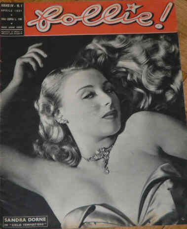 FOLLIE! magazine side cover Issue 1 April 1951