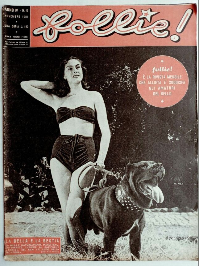 FOLLIE! magazine side cover Issue 6 November 1951