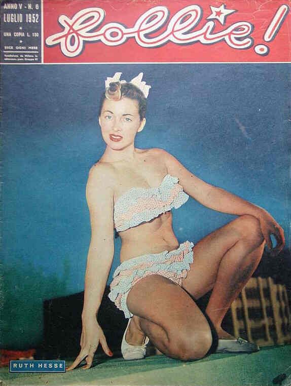 FOLLIE! magazine side cover Issue 6 July 1952
