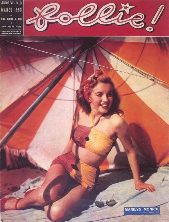 FOLLIE! magazine side cover March 1953