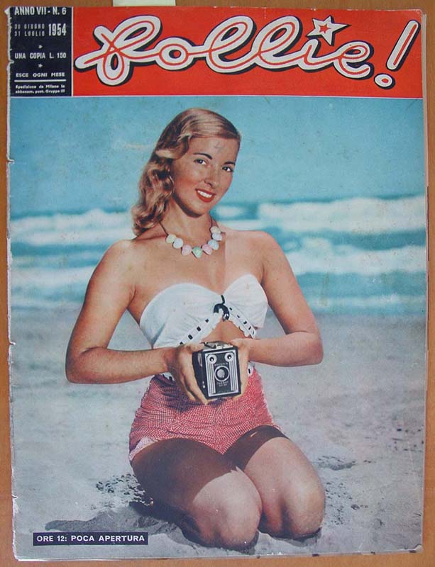 FOLLIE! magazine side cover Issue 6 June 1954