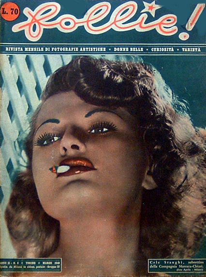 FOLLIE! magazine side cover Issue 3 March 1950