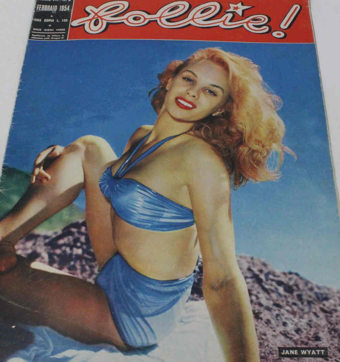 FOLLIE! magazine side cover Issue 2  February 1954