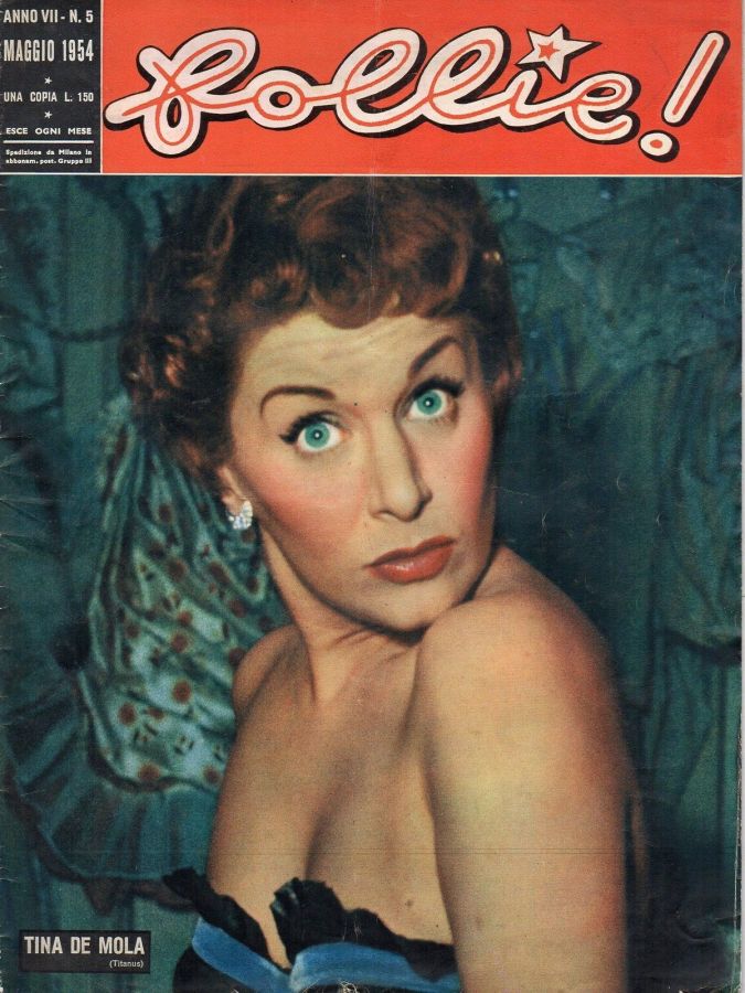FOLLIE! magazine side cover Issue 5 May 1954