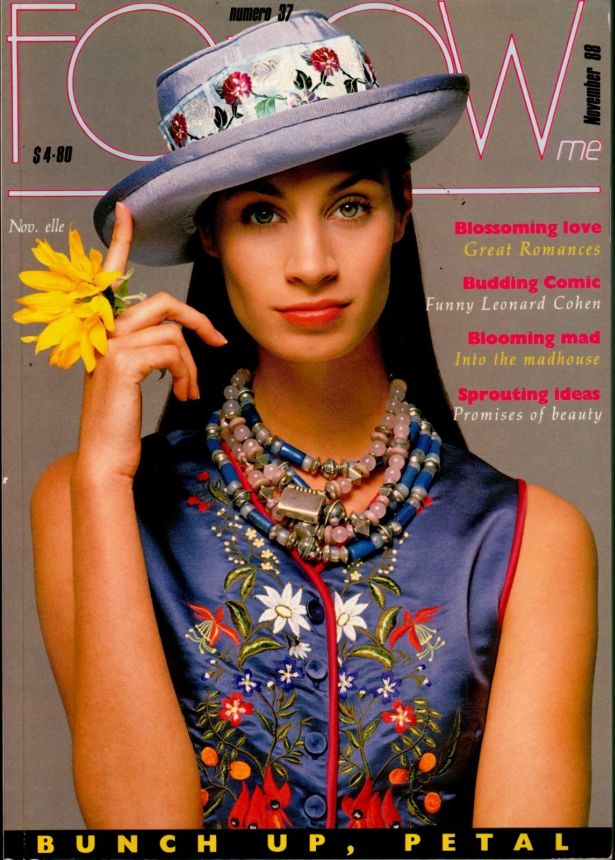 FOLLOW ME  magazine side cover  November 1988