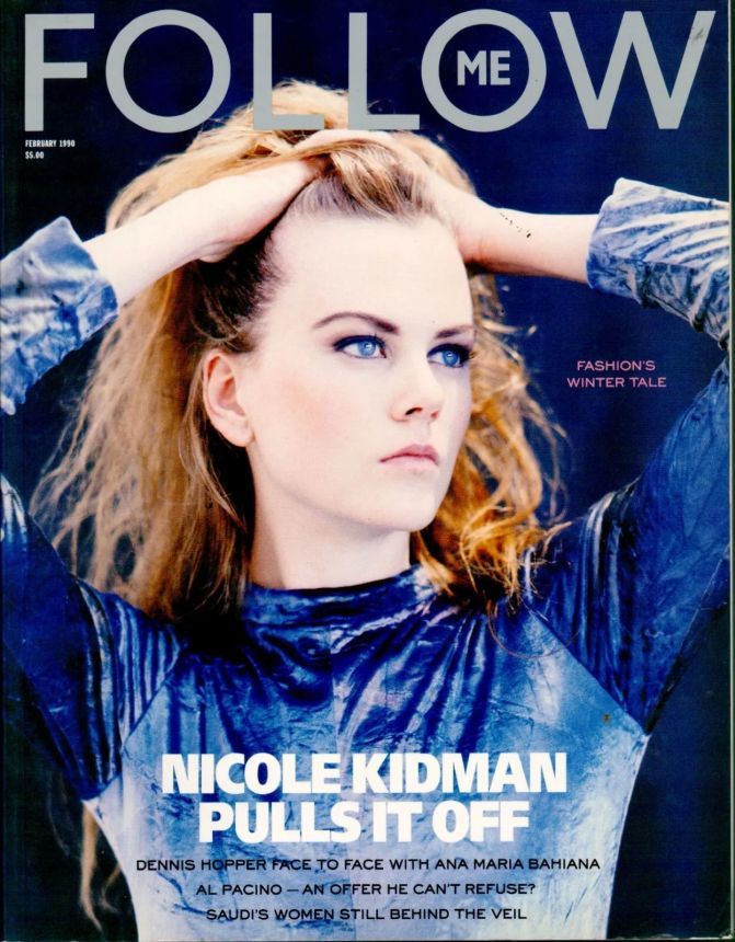 FOLLOW ME  magazine side cover  February 1990