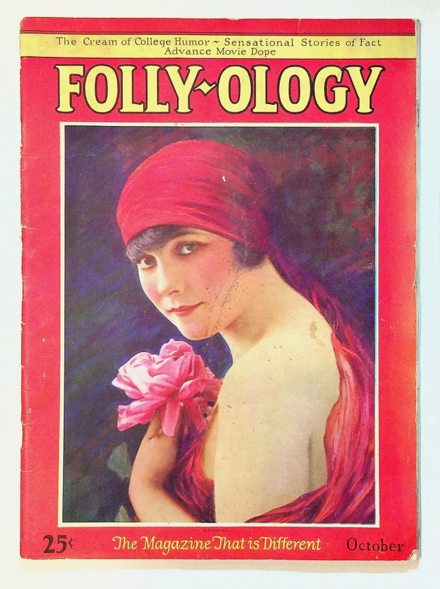 FOLLYOLOGY magazine side cover Issue 6  October 1924