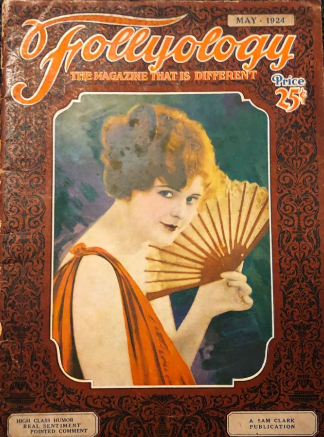 FOLLYOLOGY magazine side cover  May 1924