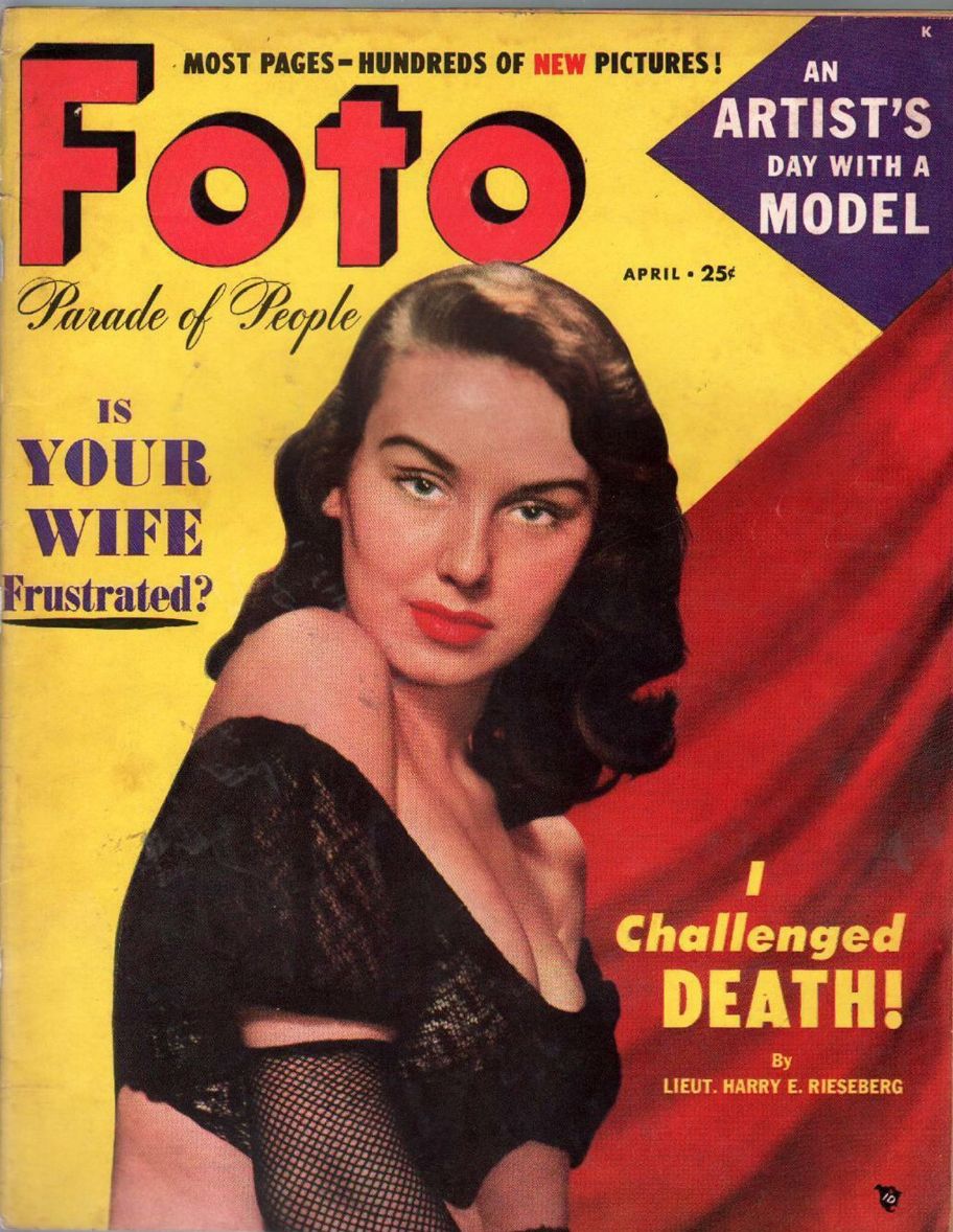 FOTO PARADE magazine side cover Issue 2  April 1950