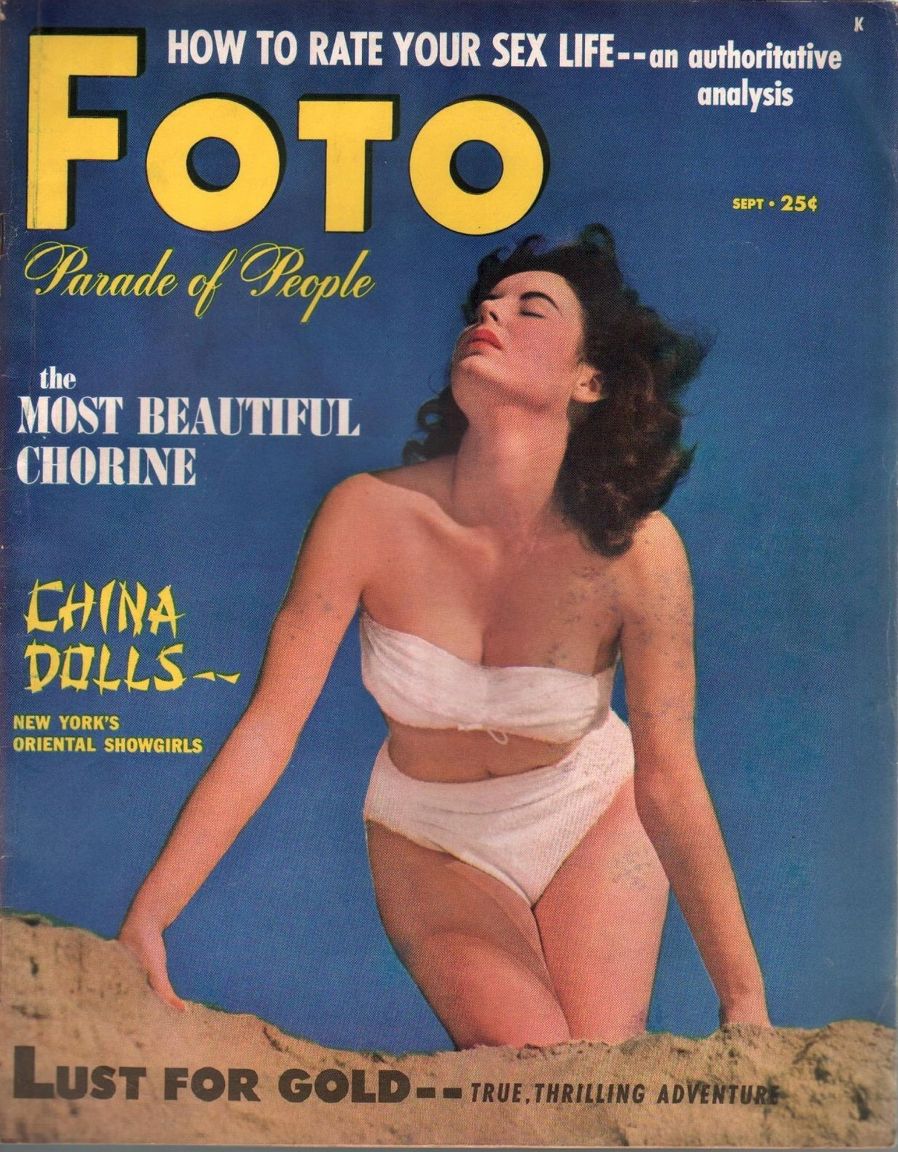 FOTO PARADE magazine side cover Issue 4  Vol 1 No  4  September 1950