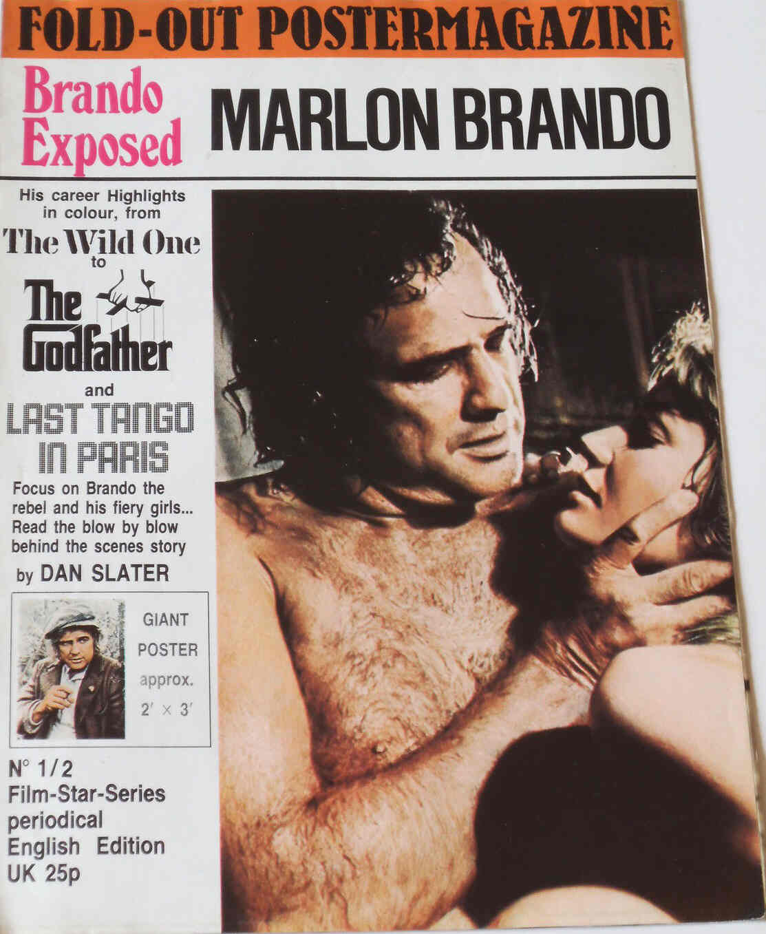 FOLD-OUT POSTERMAGAZINE magazine side cover Issue 2  Vol 1 No 2  1974