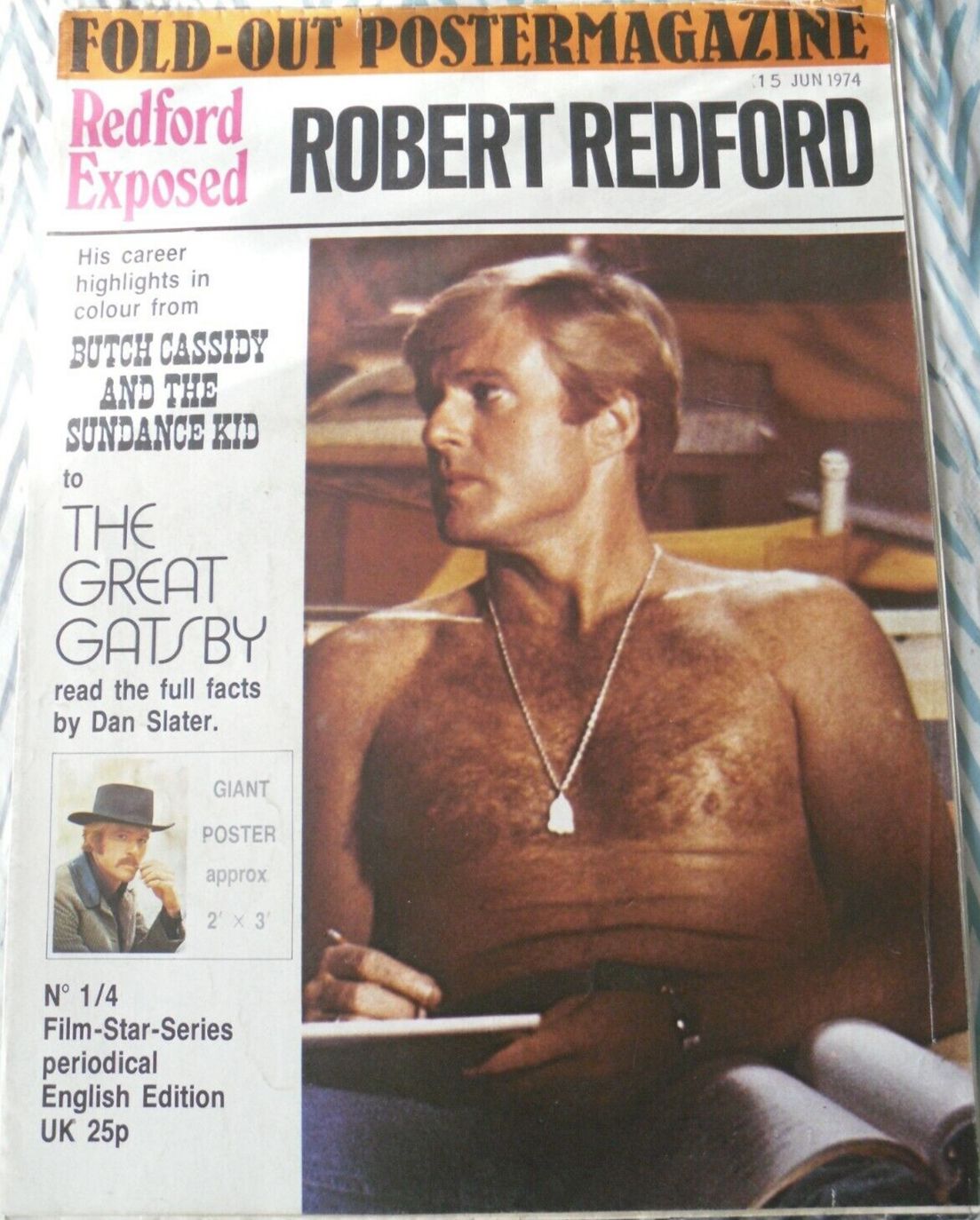 FOLD-OUT POSTERMAGAZINE magazine side cover Issue 4  Vol 1 No  4   1974