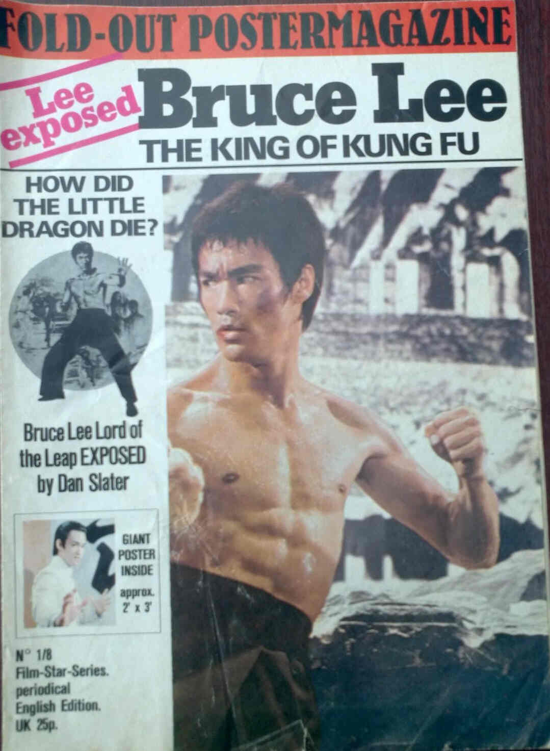 FOLD-OUT POSTERMAGAZINE magazine side cover Issue 8  Vol 1 No 8  1974