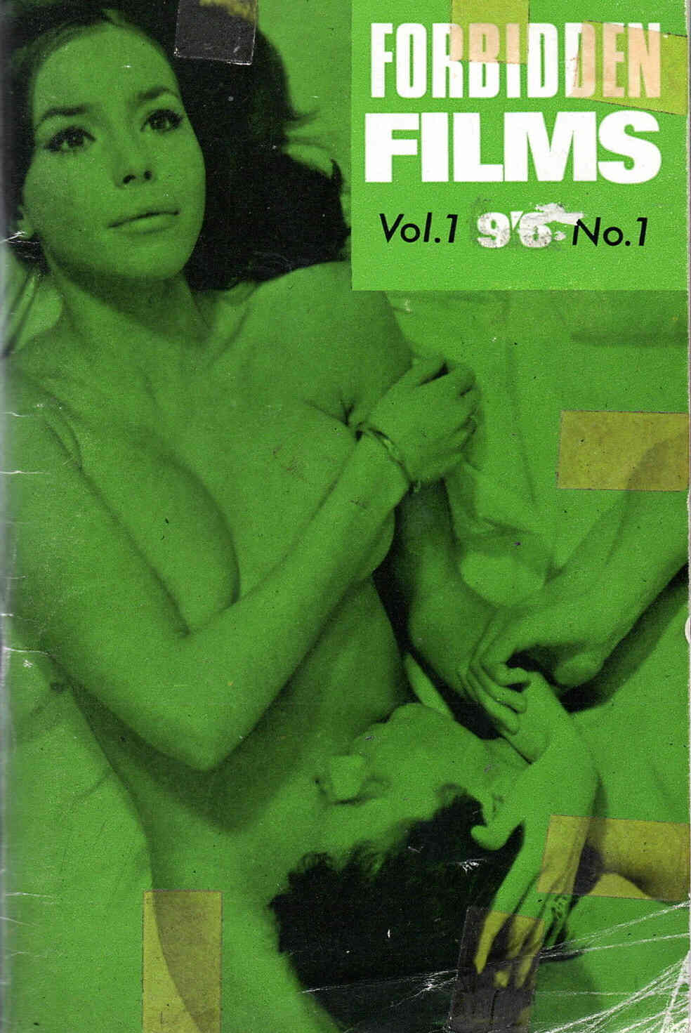 FORBIDDEN FILMS magazine side cover Issue 1  1970