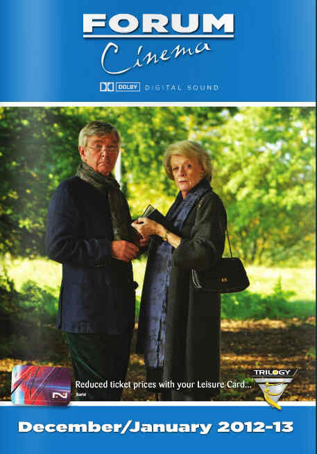 FORUM CINEMA magazine side cover December 2012