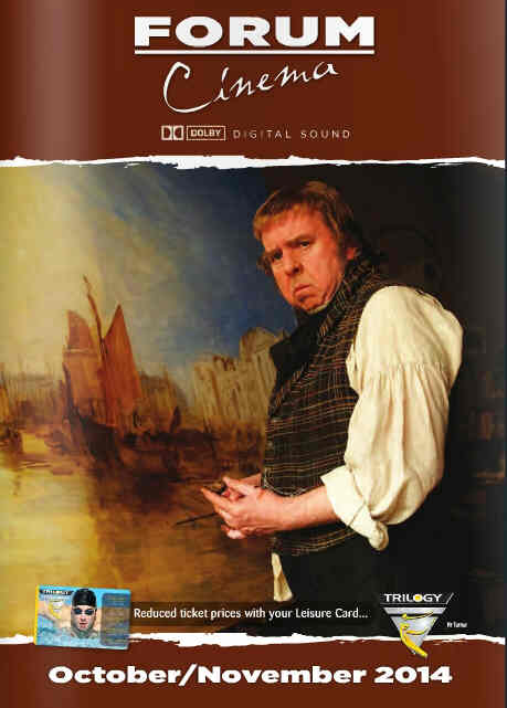FORUM CINEMA magazine side cover October/November 2014
