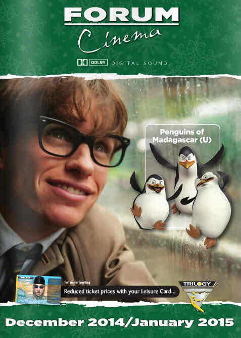 FORUM CINEMA magazine side cover December 2014