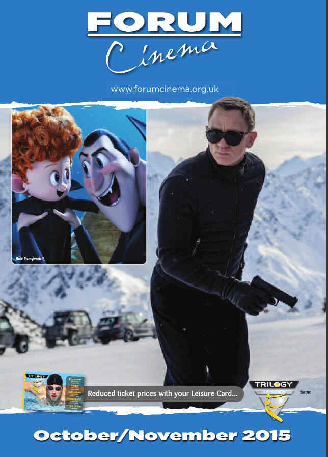 FORUM CINEMA magazine side cover October/November 2015