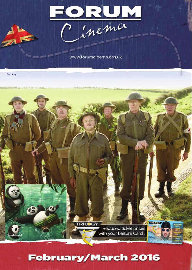 FORUM CINEMA magazine cover February/March 2016