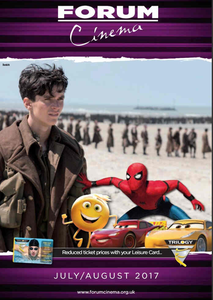 FORUM CINEMA magazine side cover July/August 2017