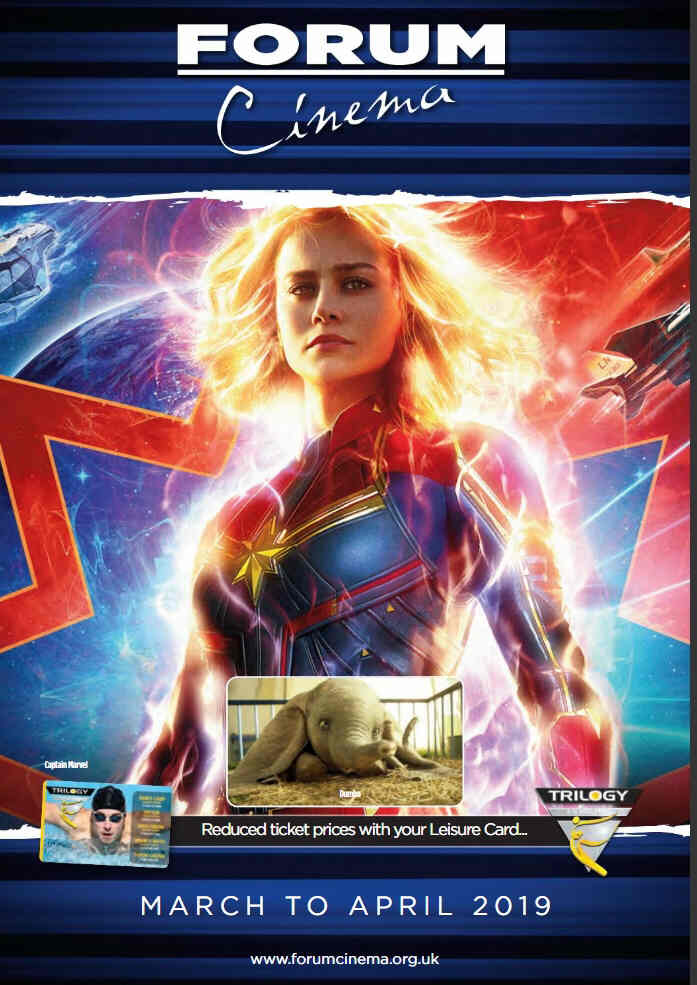 FORUM CINEMA magazine side cover  March/April 2019