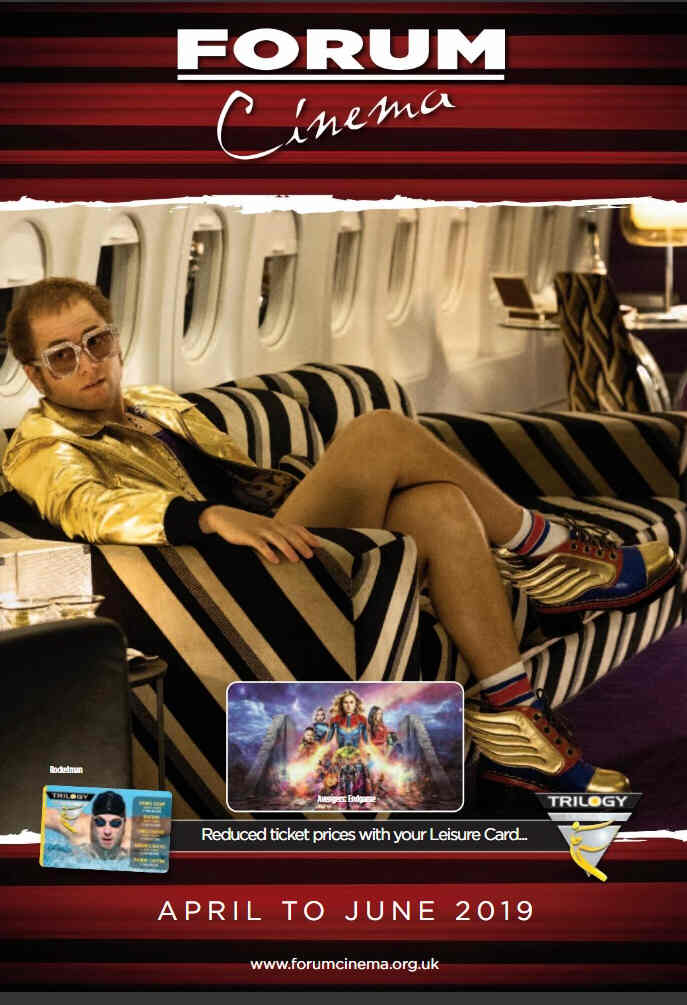 FORUM CINEMA magazine side cover  April/June 2019