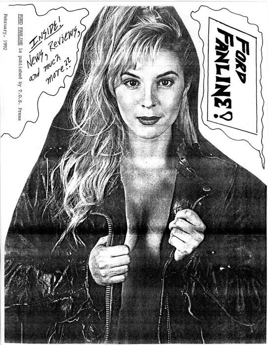 FORD FANLINE magazine side cover Issue 1 February 1992