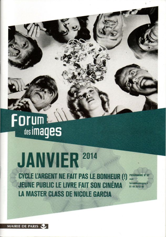 FORUM DES IMAGES magazine side cover Issue 57  January 2014