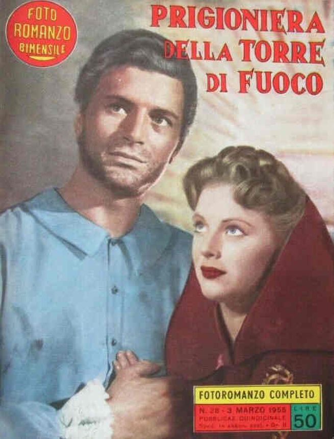 FOTO ROMANZO BIMENSILE magazine side cover Issue 28 3 March 1955