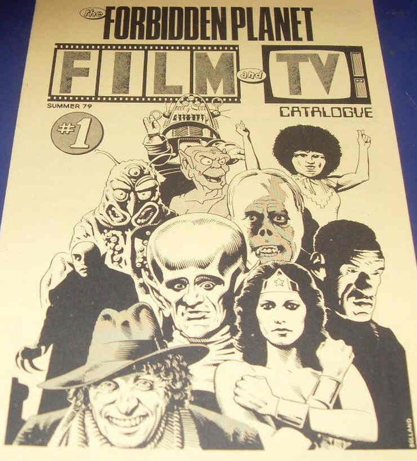 FORBIDDEN PLANET FILM AND TV CATALOGUE magazine side cover Issue 1 Summer 1979