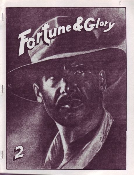 FORTUNE AND GLORY magazine side cover Issue 2  1986