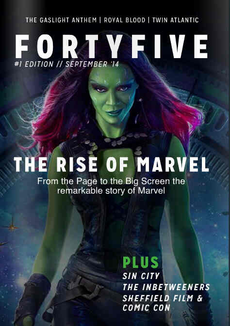 FORTYFIVE magazine side cover Issue 1 September 2014