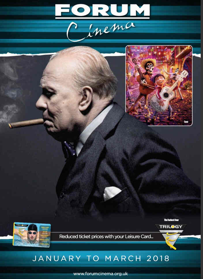 FORUM CINEMA magazine side cover  January/March 2018