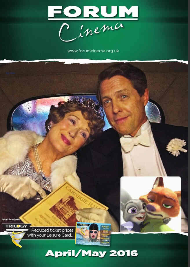 FORUM CINEMA magazine side cover April/May 2016