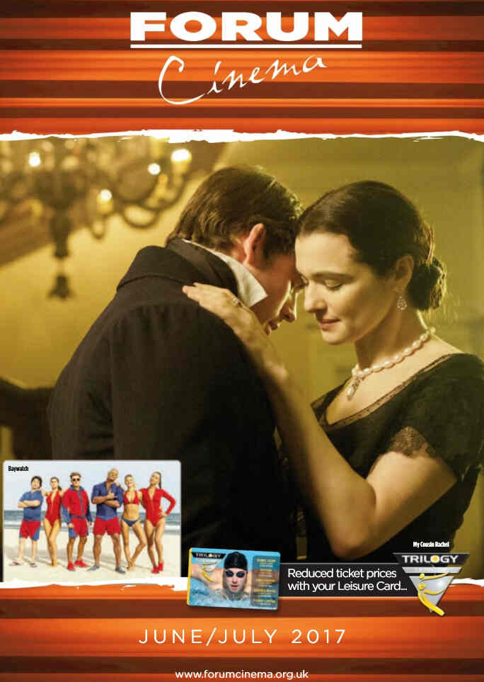 FORUM CINEMA magazine side cover June/July 2017