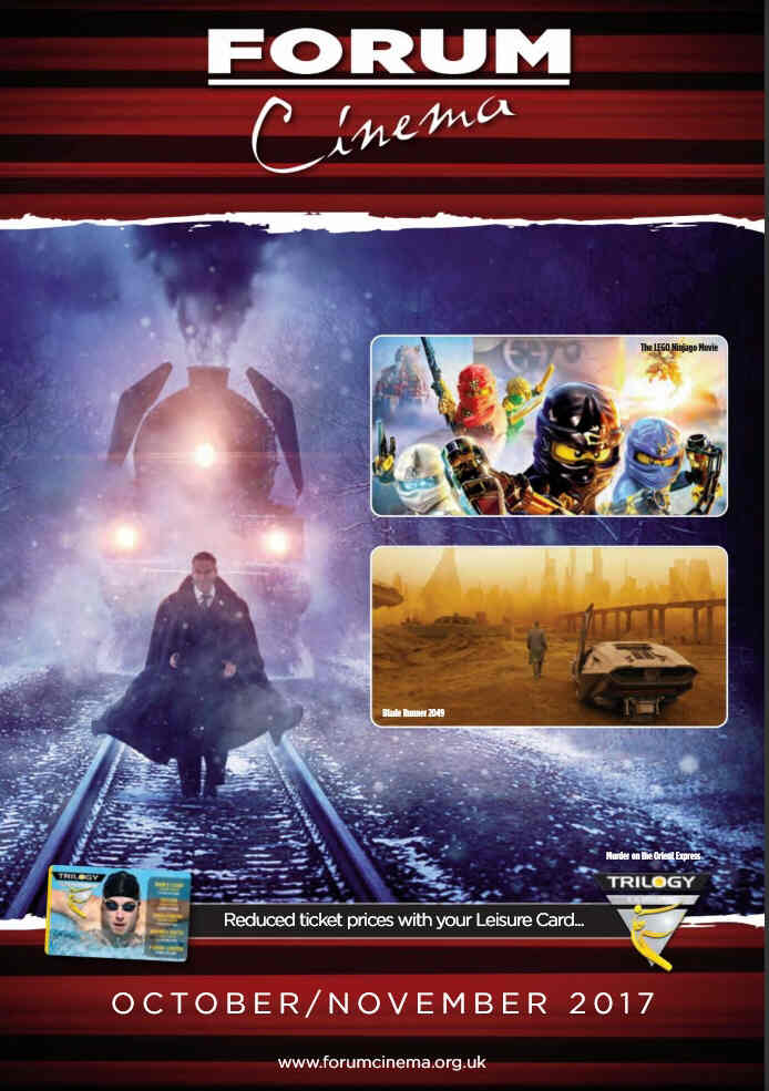 FORUM CINEMA magazine side cover  October/November 2017