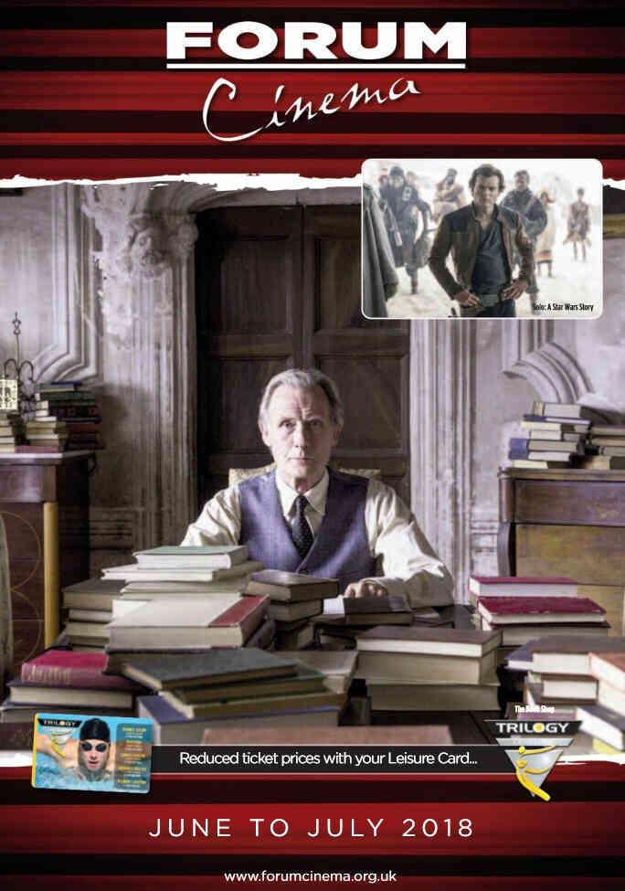 FORUM CINEMA magazine side cover  June/July 2018