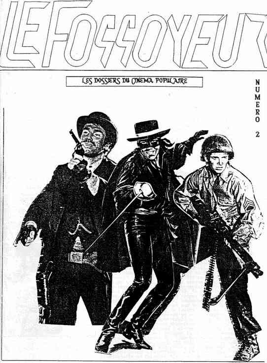 LE FOSSOYEUR magazine side cover Issue 2  April 1993