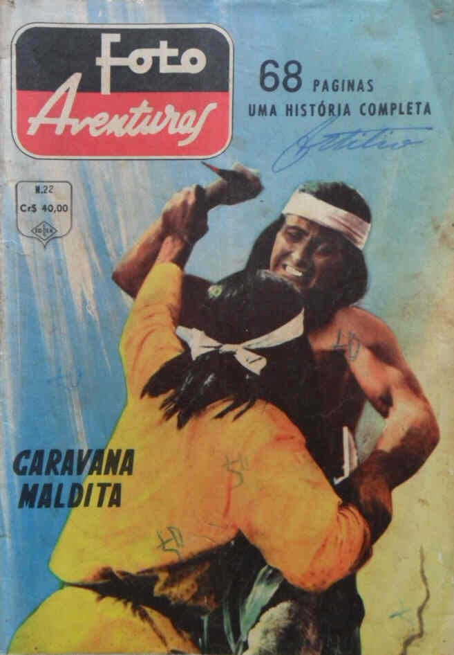 FOTO AVENTURAS magazine side cover Issue 22  1962