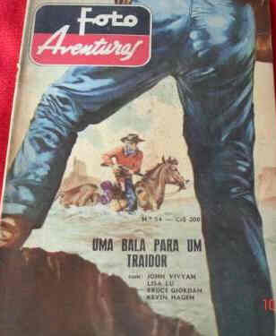 FOTO AVENTURAS magazine side cover Issue 54  1965