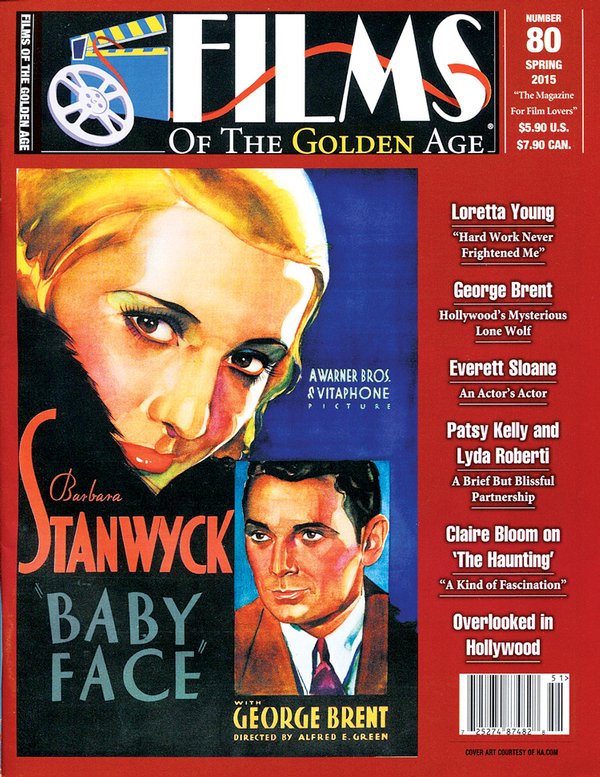 FILMS OF THE GOLDEN AGE magazine side cover Issue 80 Spring 2015