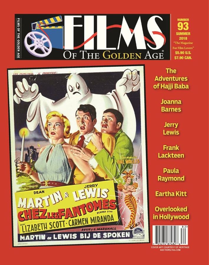 FILMS OF THE GOLDEN AGE magazine side cover Issue 93 Summer 2018