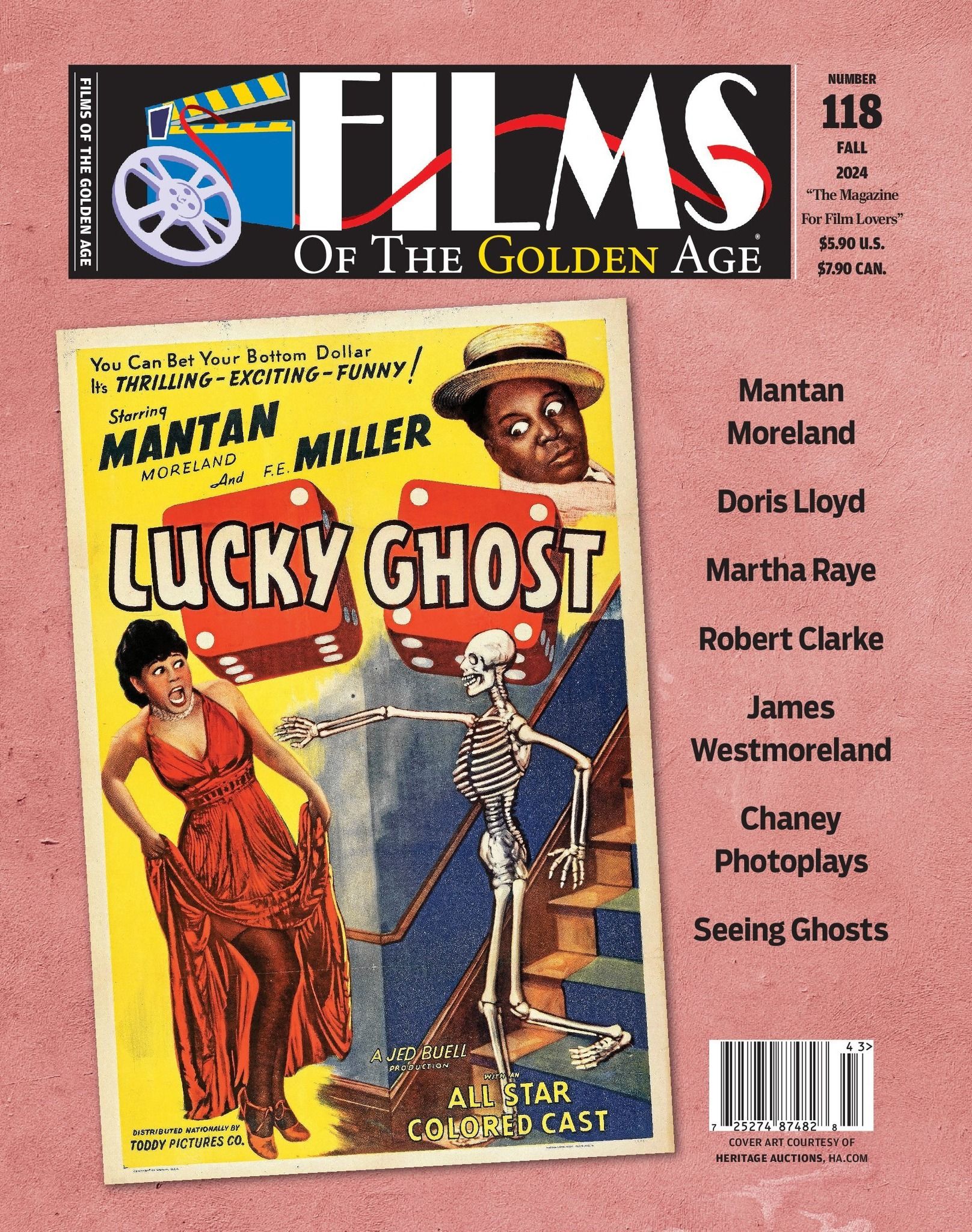 FILMS OF THE GOLDEN AGE magazine side cover Issue 118 Fall 2024