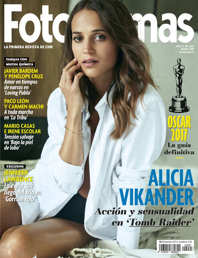 FOTOGRAMAS magazine side cover Issue 2093  March 2018