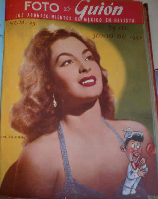 FOTO-GUION magazine side cover Issue 25 June 1952