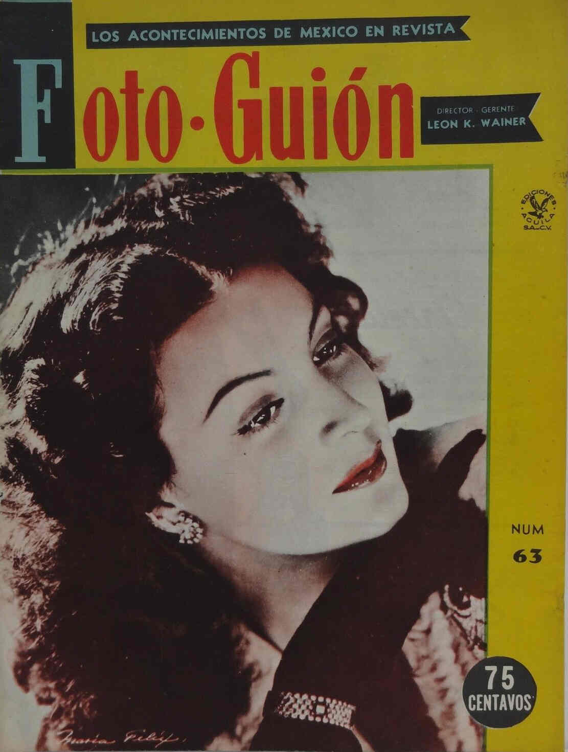 FOTO-GUION magazine side cover Issue 63  1956